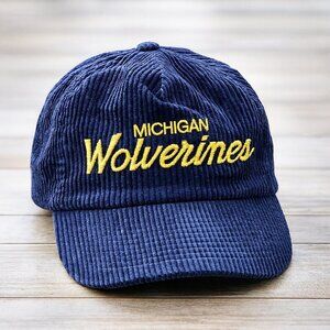 Michigan Wolverines Vintage Corduroy Baseball Hat